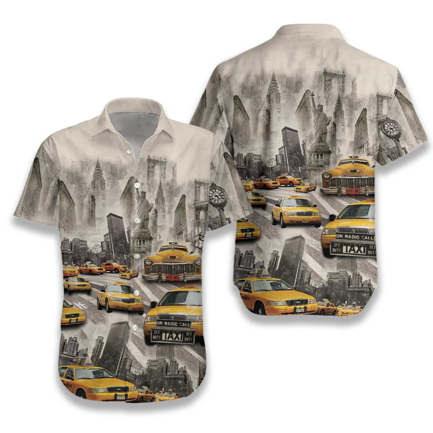 Taxicab Hawaiian Shirt