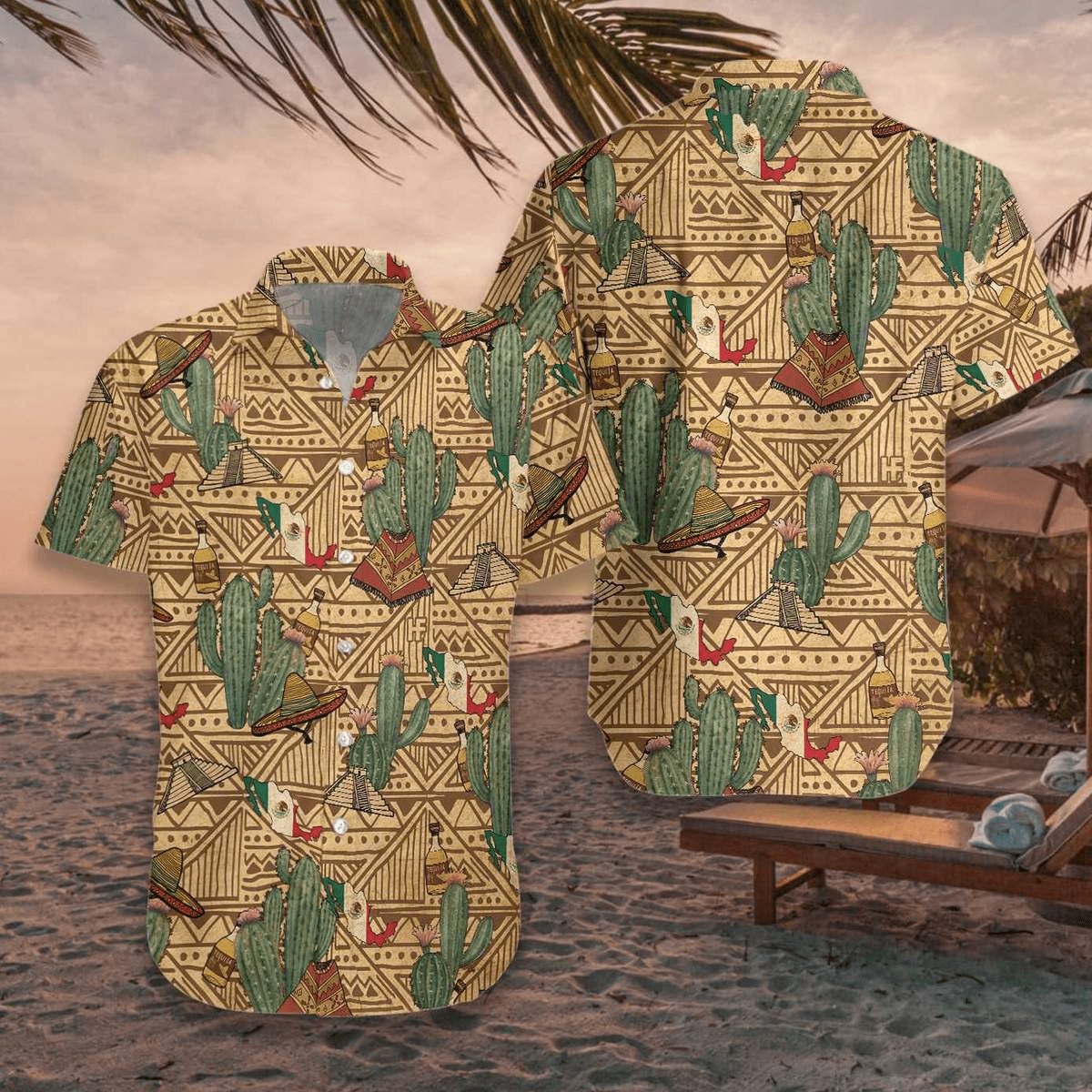 Vintage Cactus Hawaiian Shirt