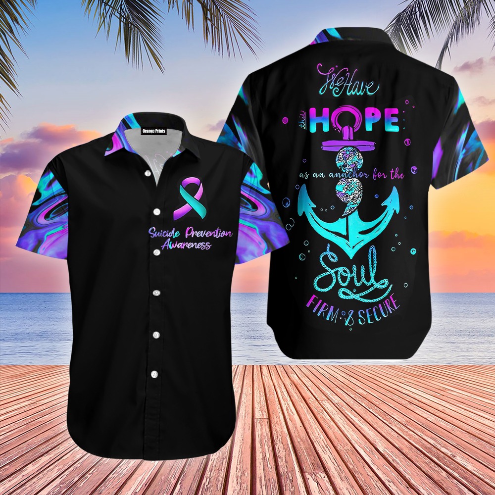 Suicide Prevention Awareness Hawaiian Shirt