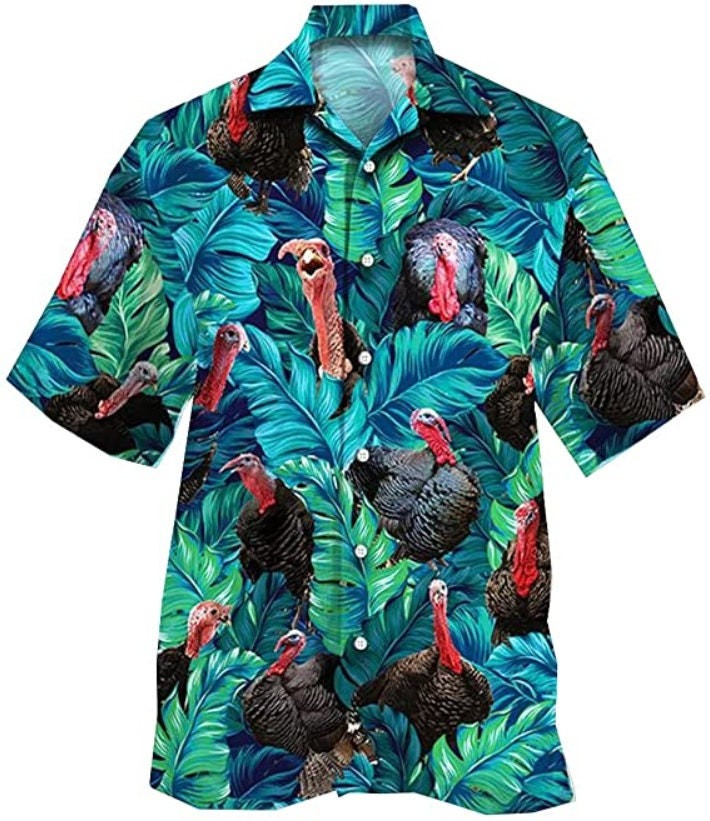 Tropical Turkey Hawaiian Shirt