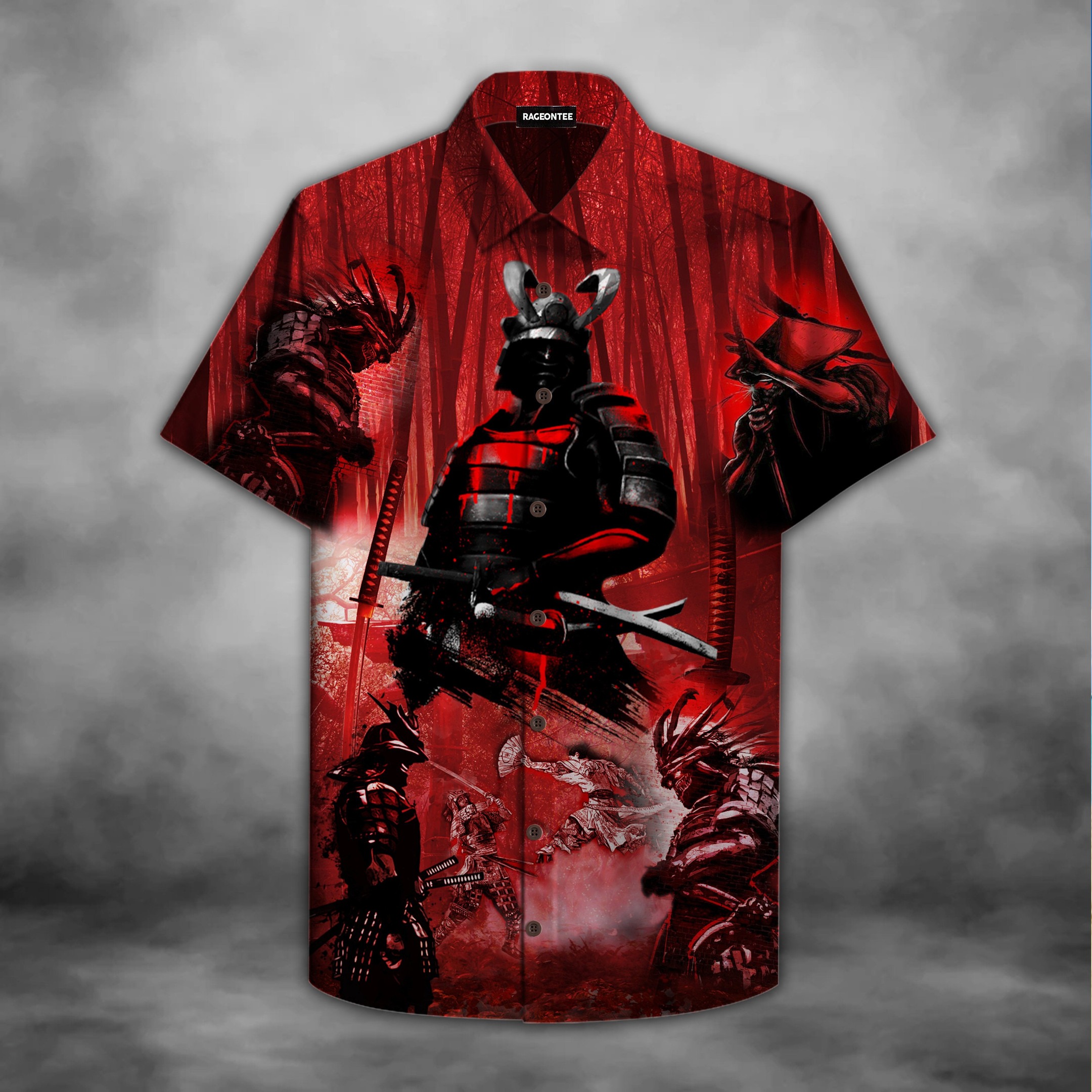 Samurai Combat Hawaiian Shirt