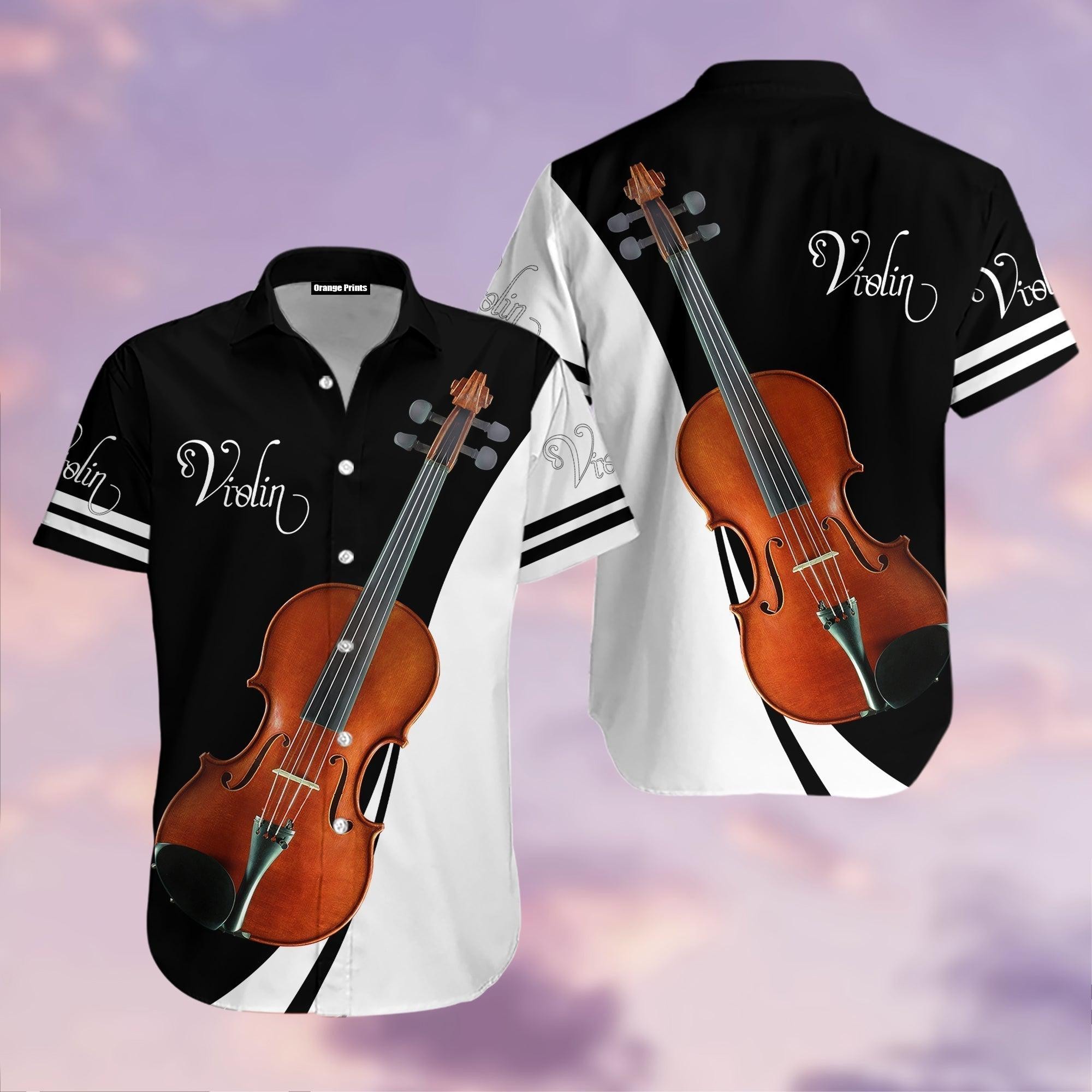 Violin Music Hawaiian Shirt