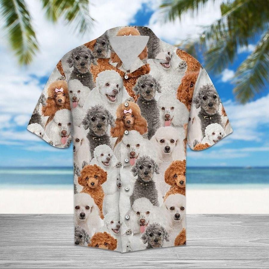 Poodle Hawaiian Shirt