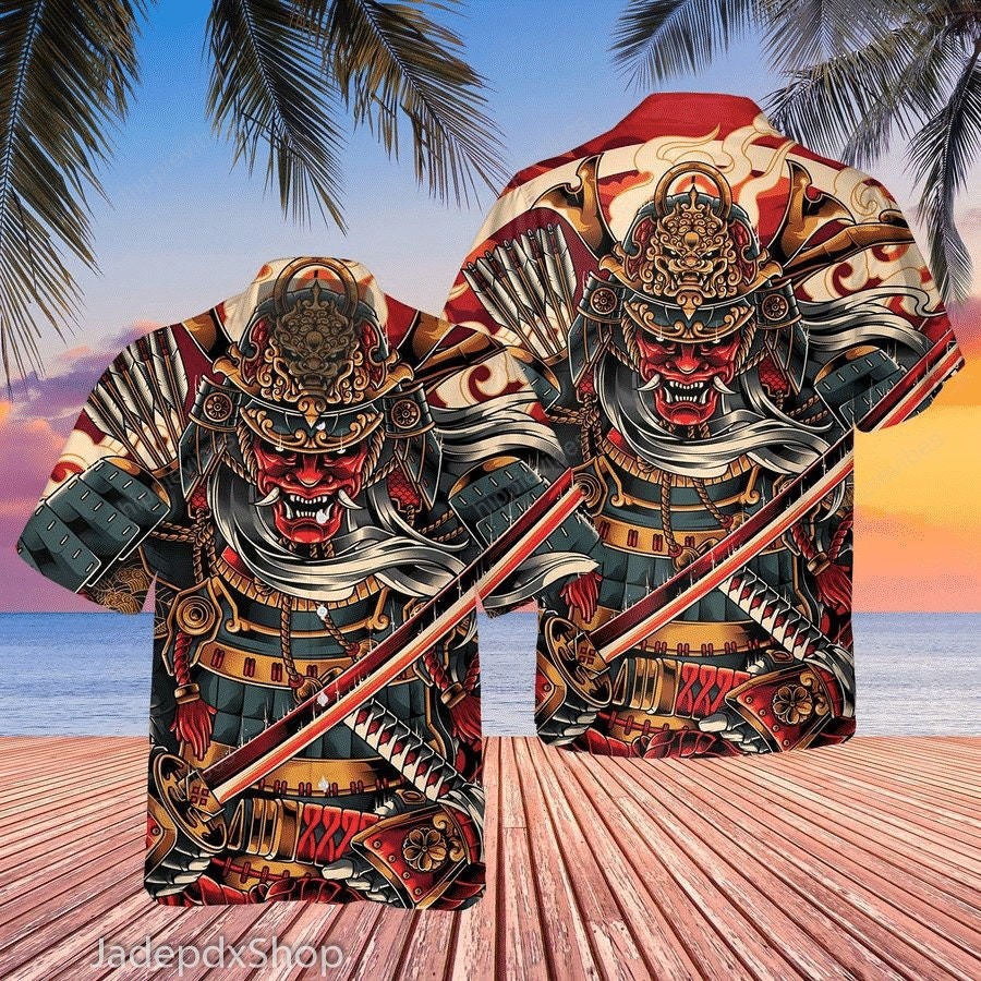Samurai Japanese Hawaiian Shirt