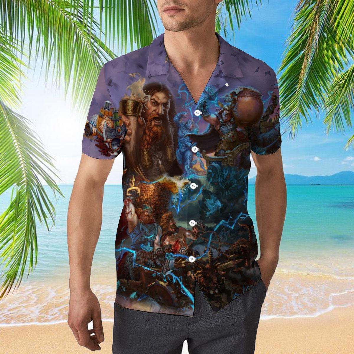Viking Beer Hawaiian Shirt