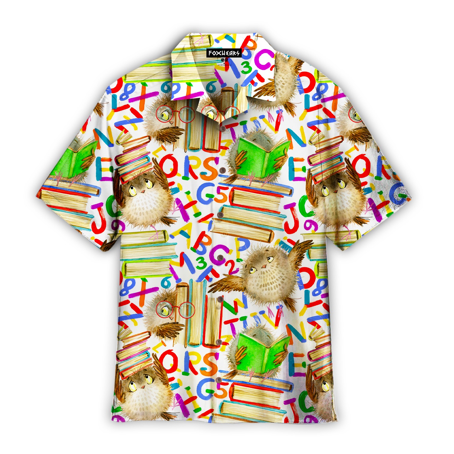 Welcome Back To School With Owl Hawaiian Shirt