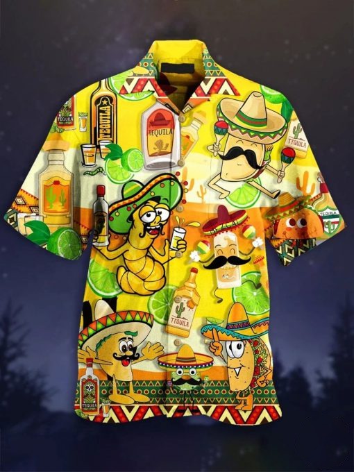 Tacos Tequila Hawaiian Shirt