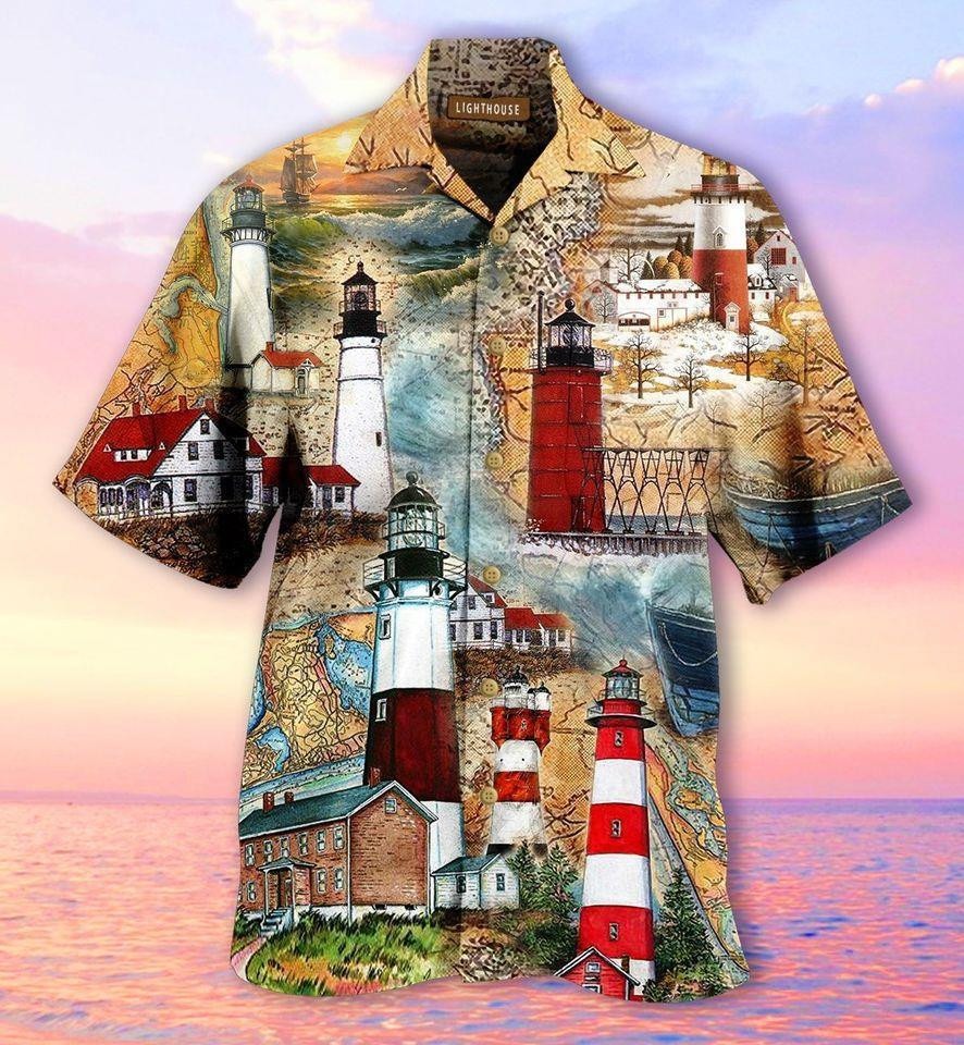 The Past Is A Lighthouse Not A Port Hawaiian Shirt