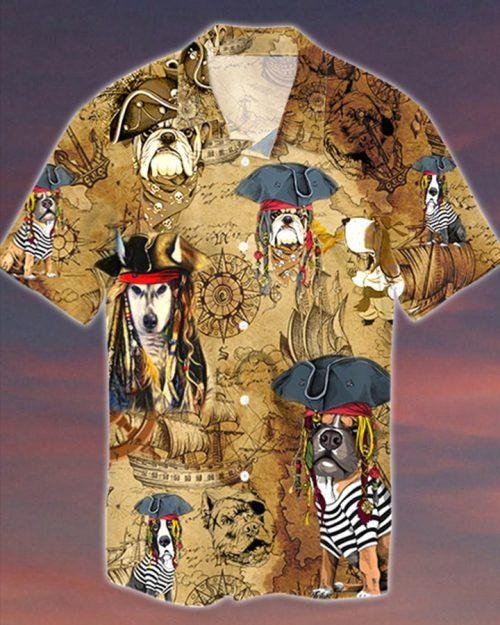 Pirates Dog Hawaiian Shirt