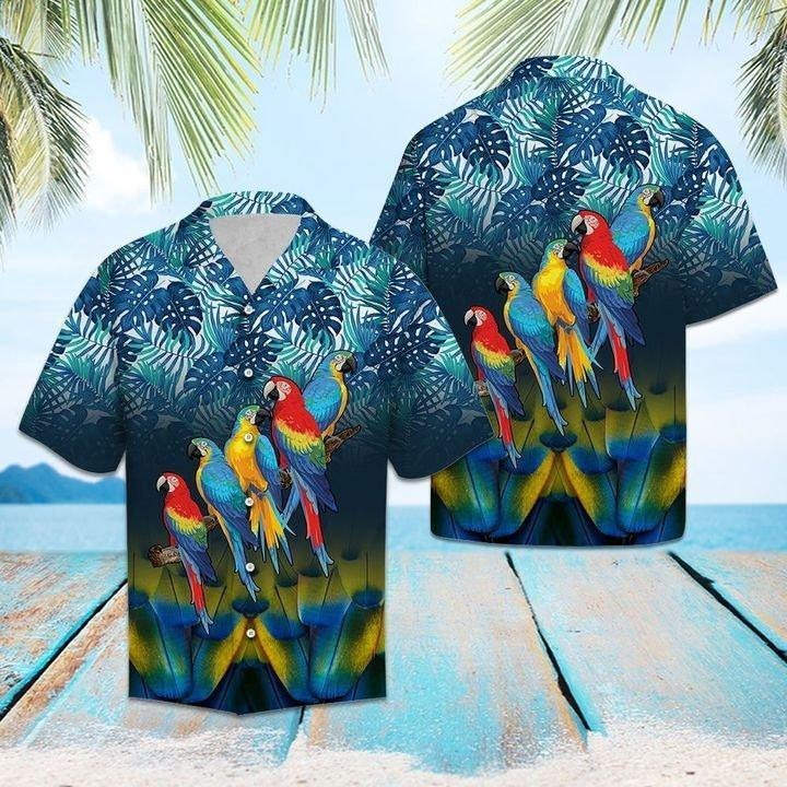 Parrot Forest Hawaiian Shirt