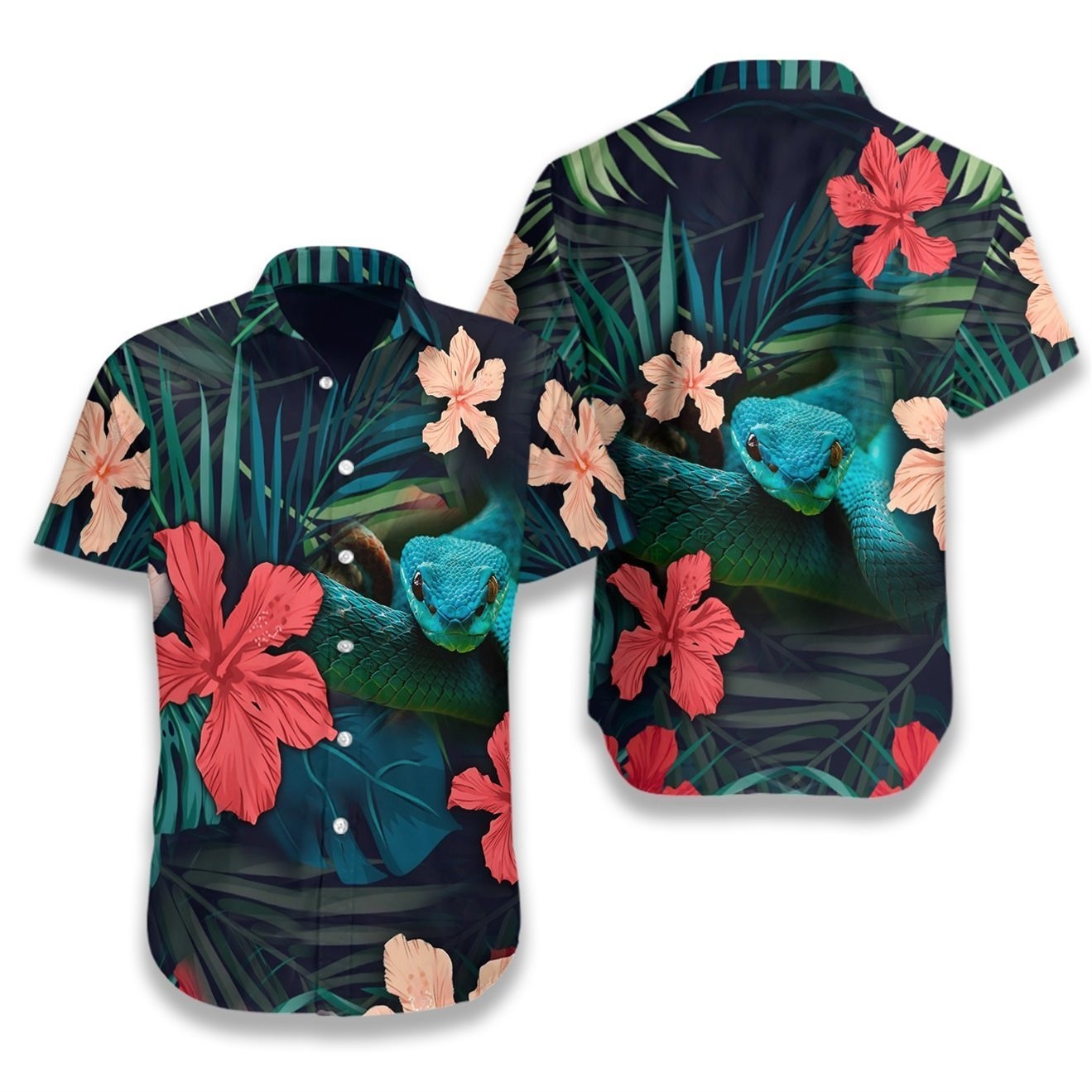 Tropical Snake Hawaiian Shirt