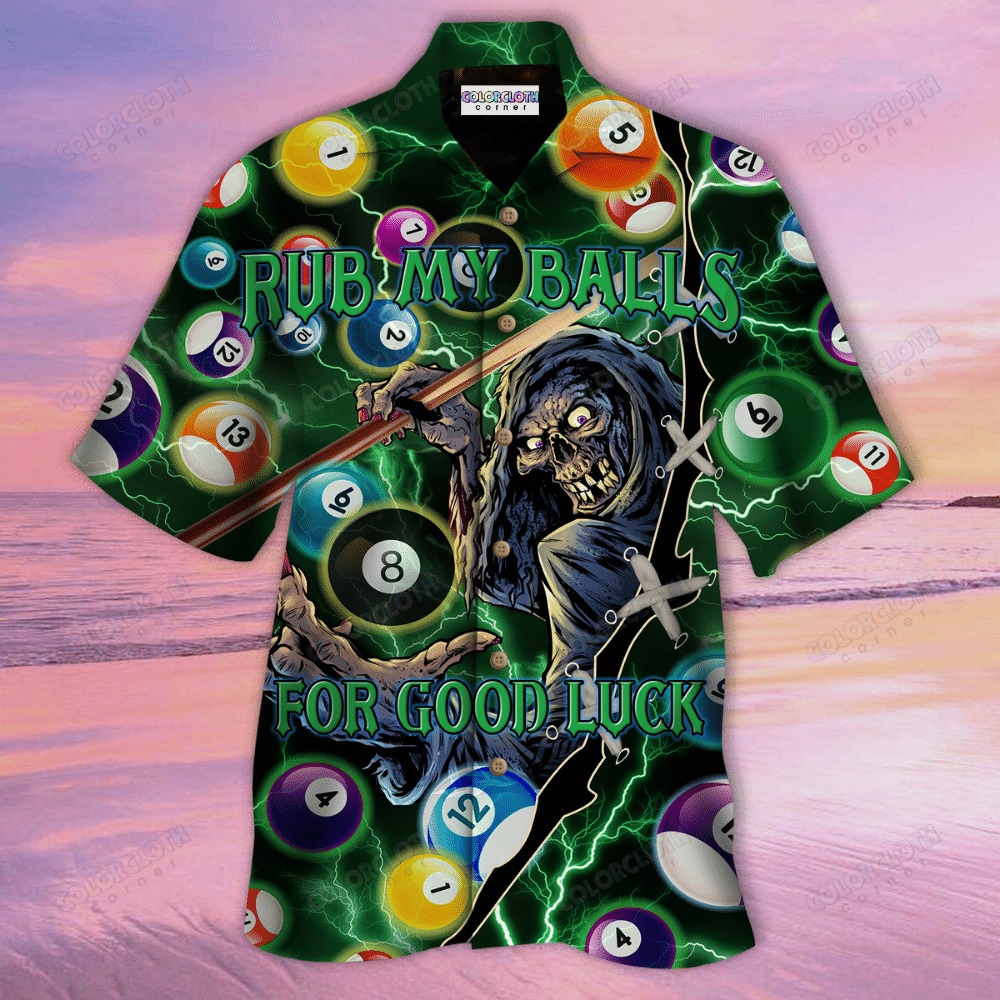 Rub My Ball For Good Luck Hawaiian Shirt