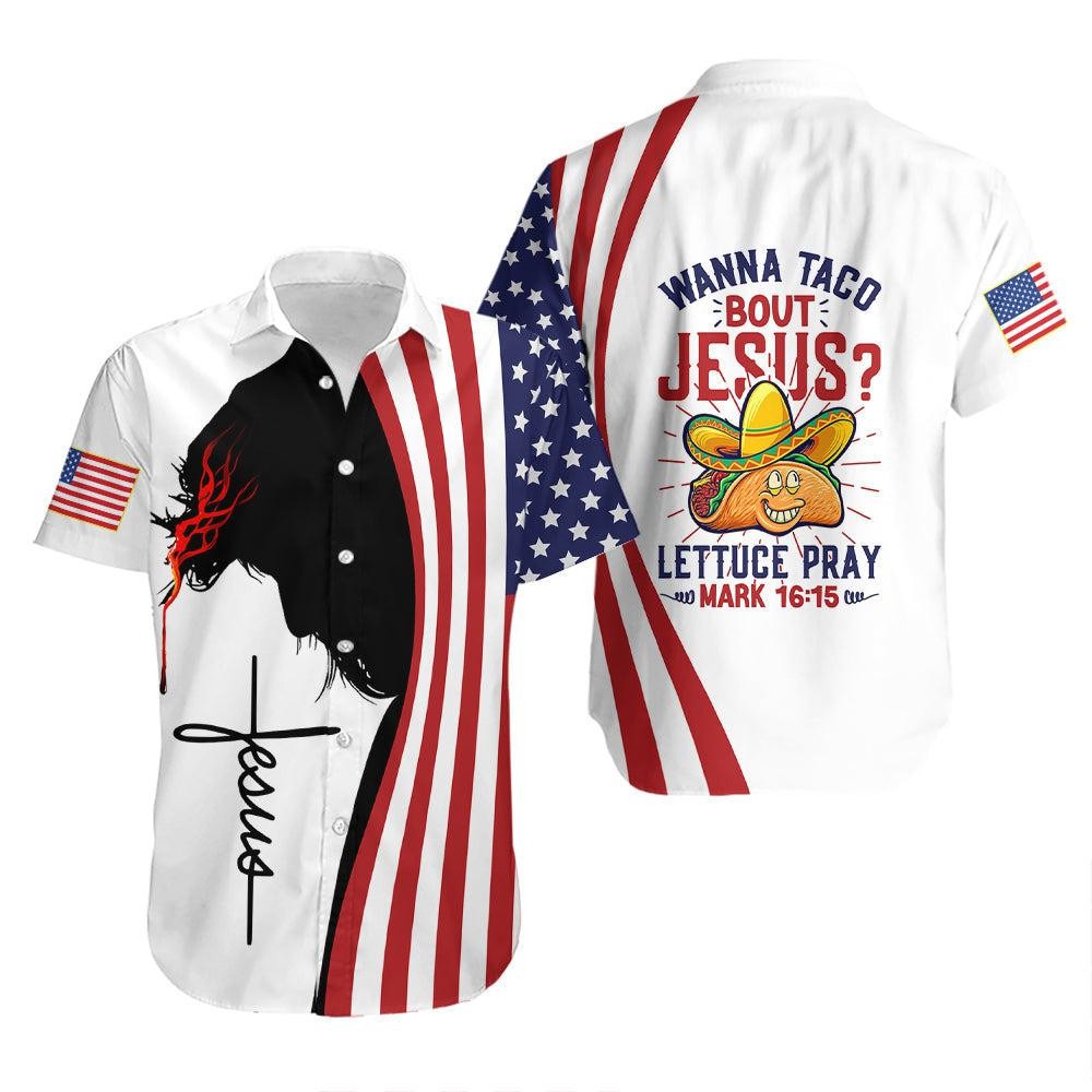 Cinco De Mayo Jesus Wanna Taco Hawaiian Shirt