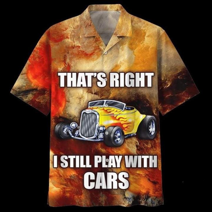 Play With Cars Hot Rod Hawaiian Shirt
