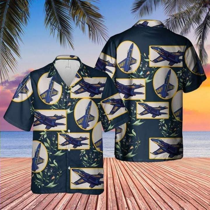 Blue Angels US Navy Hawaiian Shirt