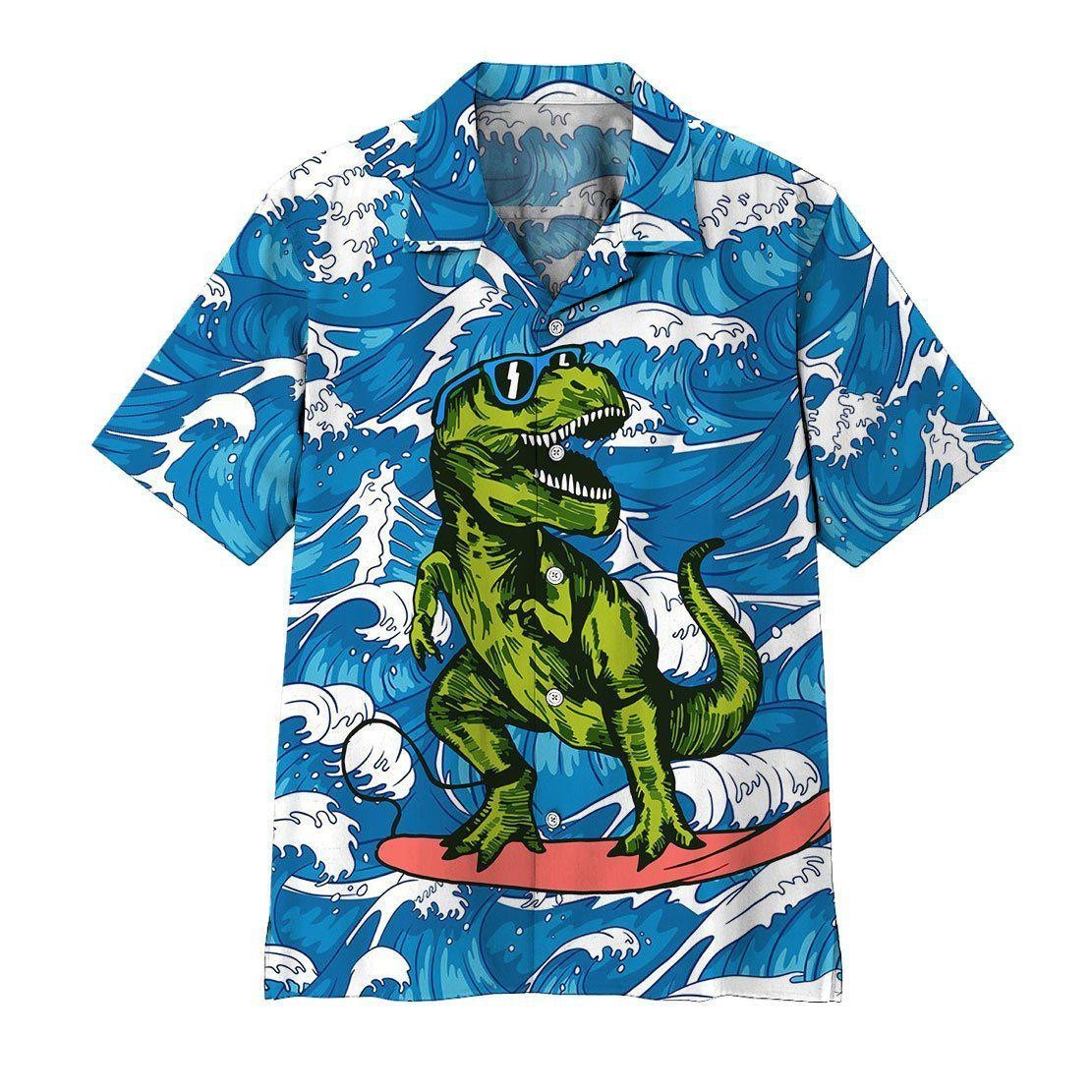 rex Surfing Hawaiian Shirt