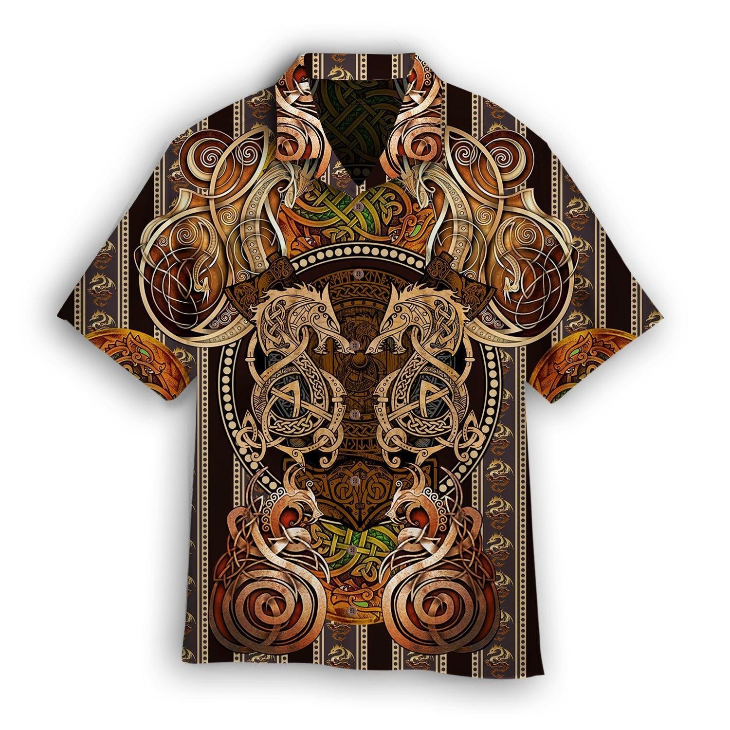 Vintage Dragon Hawaiian Shirt