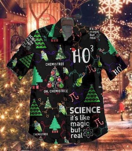 Science its Like Magic But Real Unisex Hawaiian Shirt