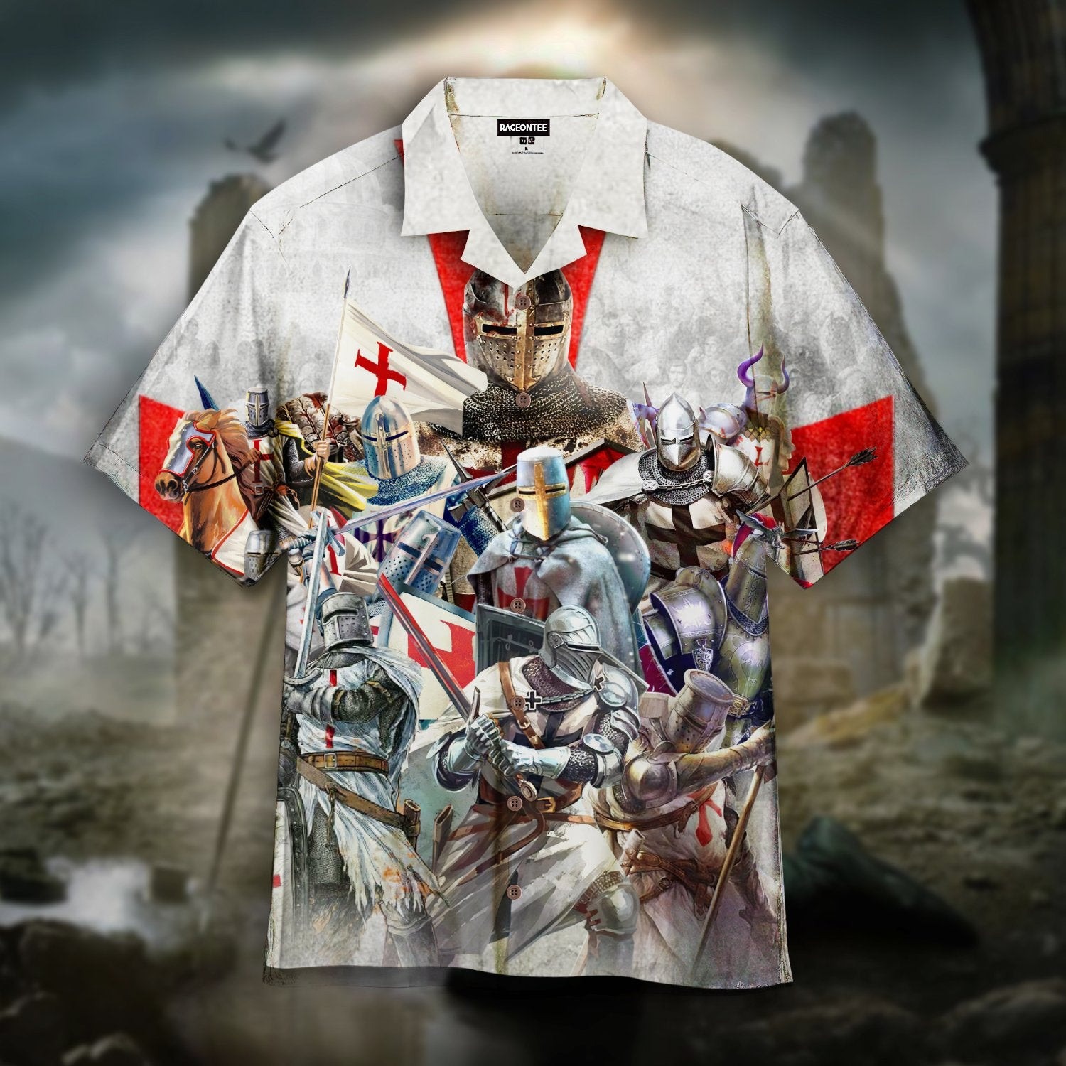 Templar Knight Squad Hawaiian Shirt