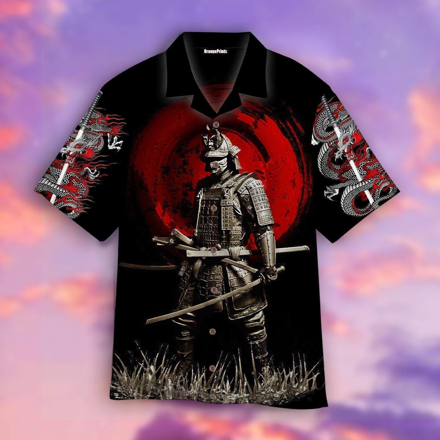 Samurai Tattoo Hawaiian Shirt