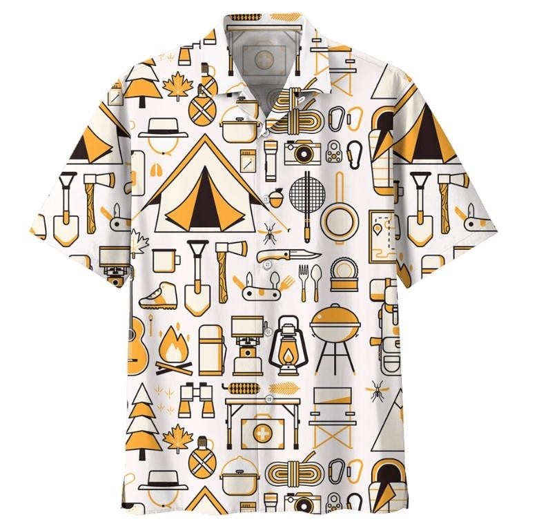 Camping Hawaiian Shirt