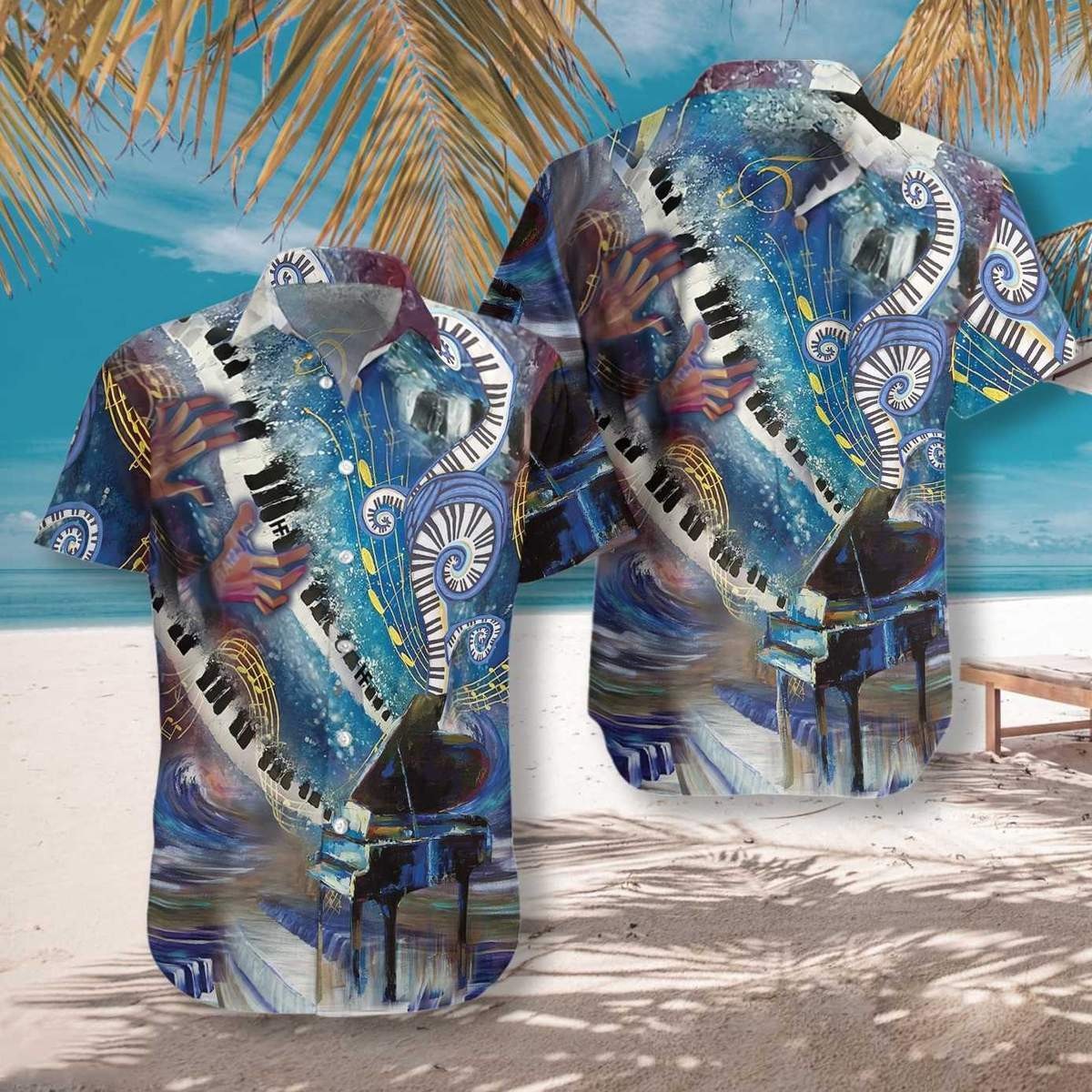 Where Words Fail Piano Speaks Hawaiian Shirt