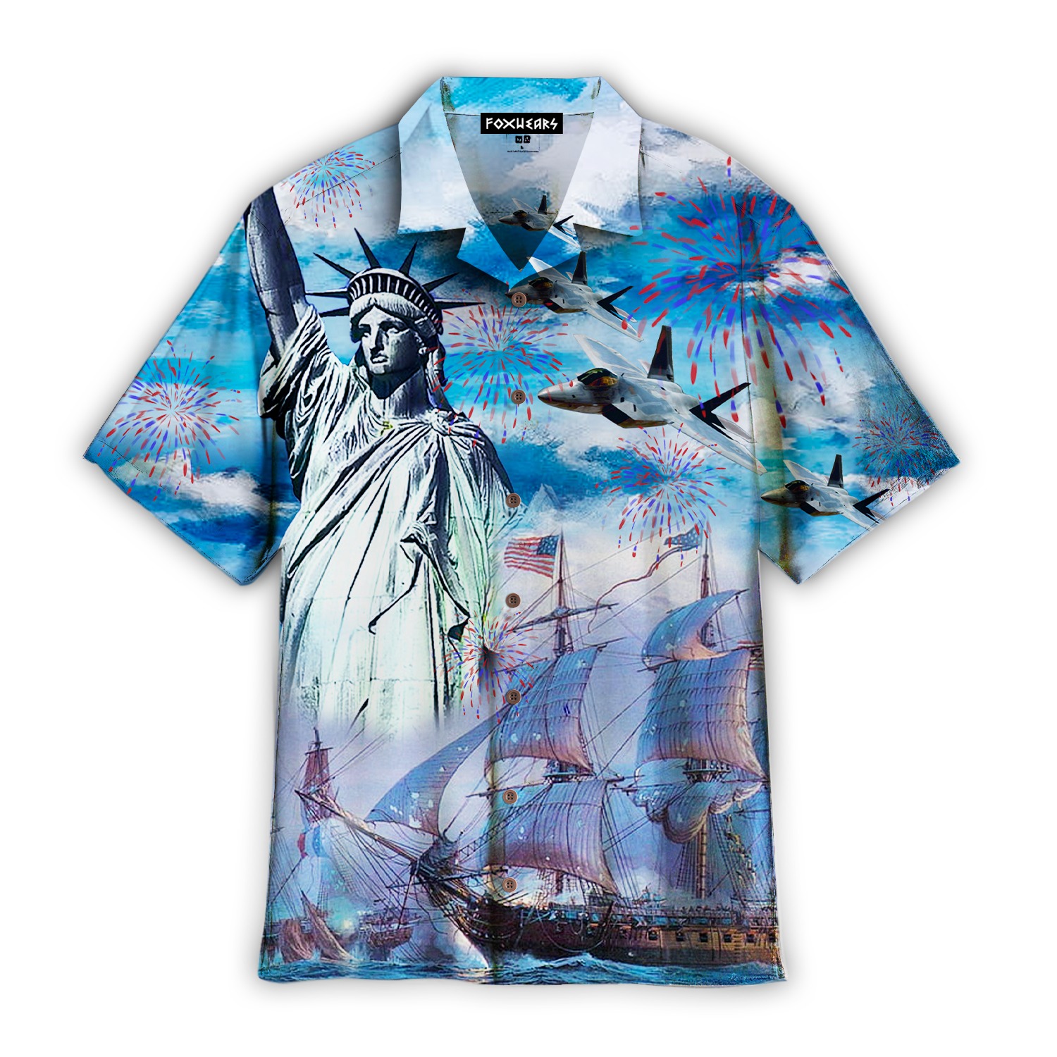 4th July US Independence Day Hawaiian Shirt