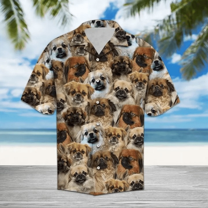 Tibetan Spaniel Tan Best Hawaiian Shirt