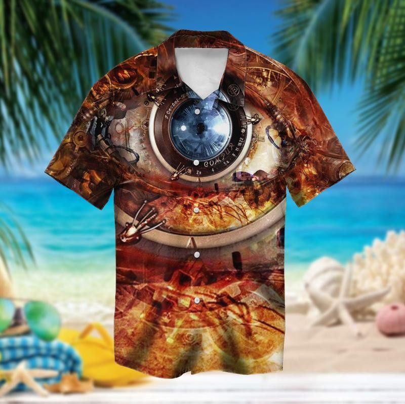 The Eye Of A Mechanic Hawaiian Shirt