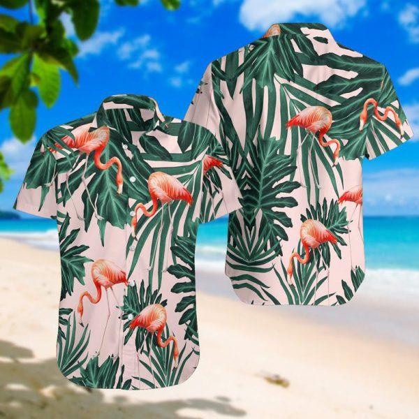 Tropical Flamingo For Men For Women HW4450 Hawaiian Shirt