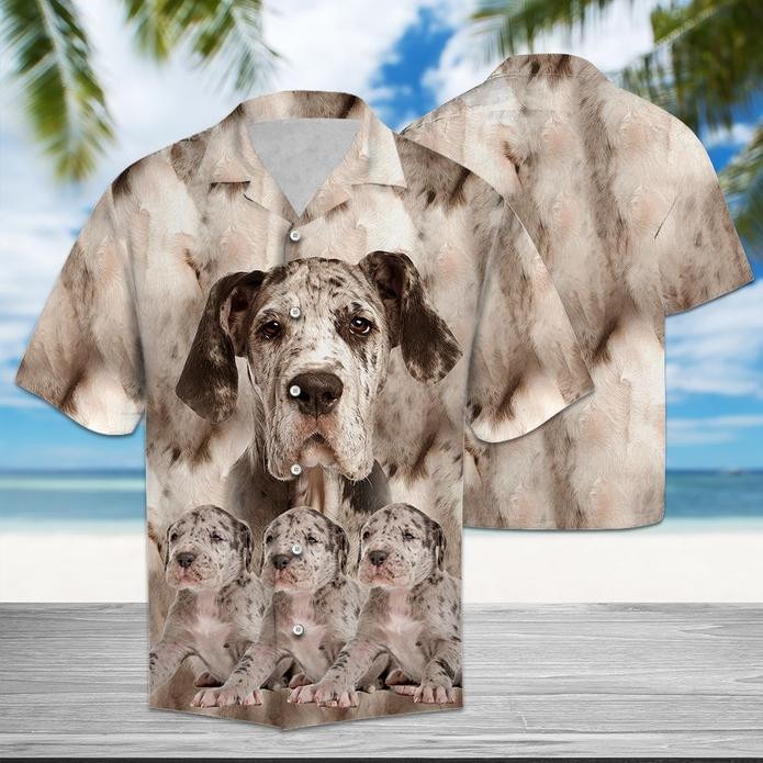 Funny Great Dane Hawaiian Shirt