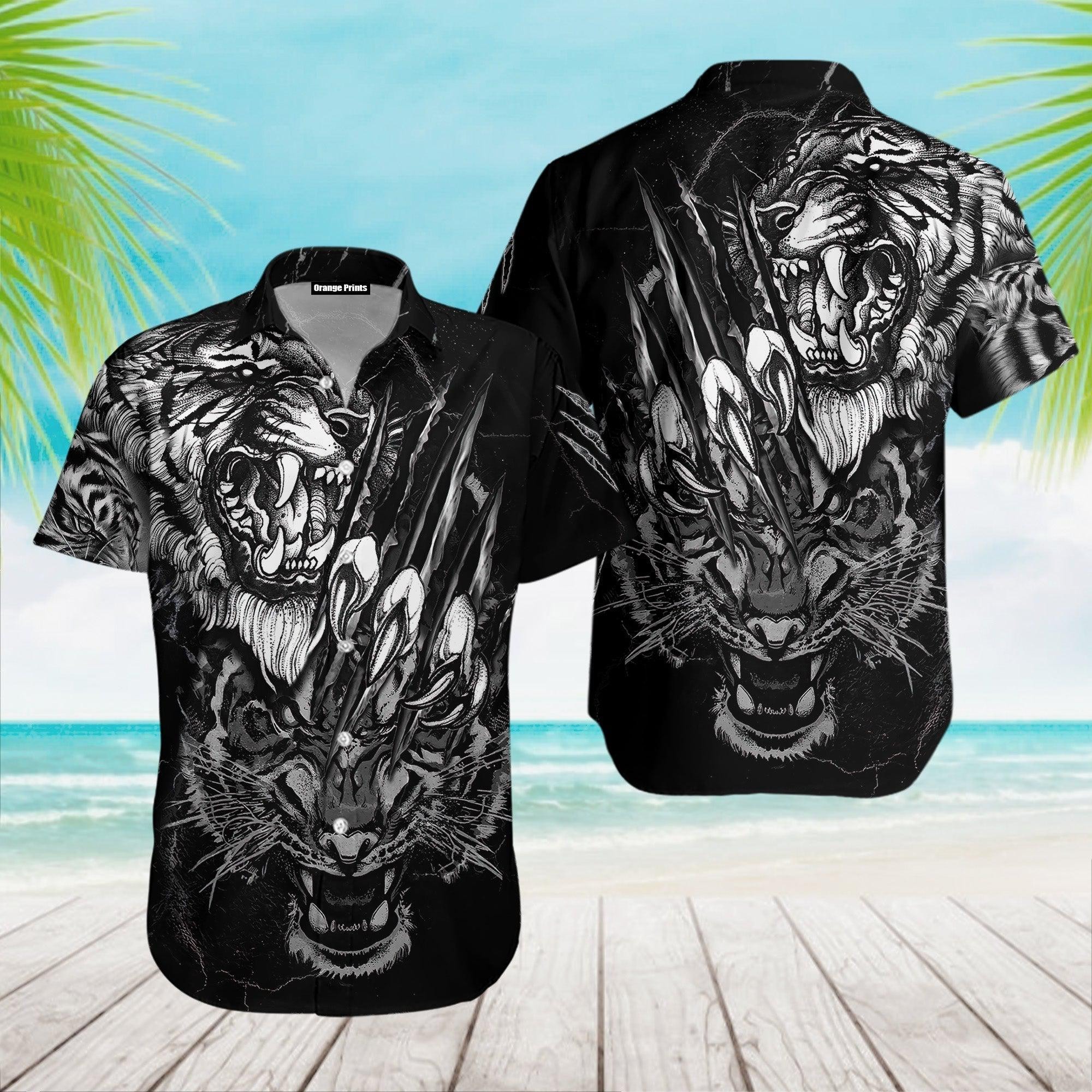White Tiger Hawaiian Shirt