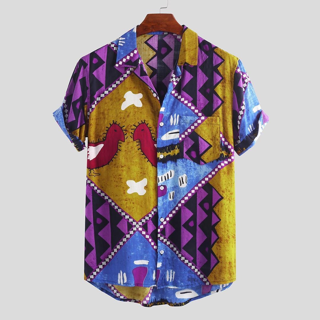 Summer Color Hawaiian Shirt