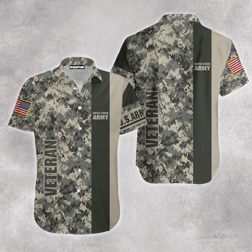 The Fallen Us Army Veteran Hawaiian Shirt