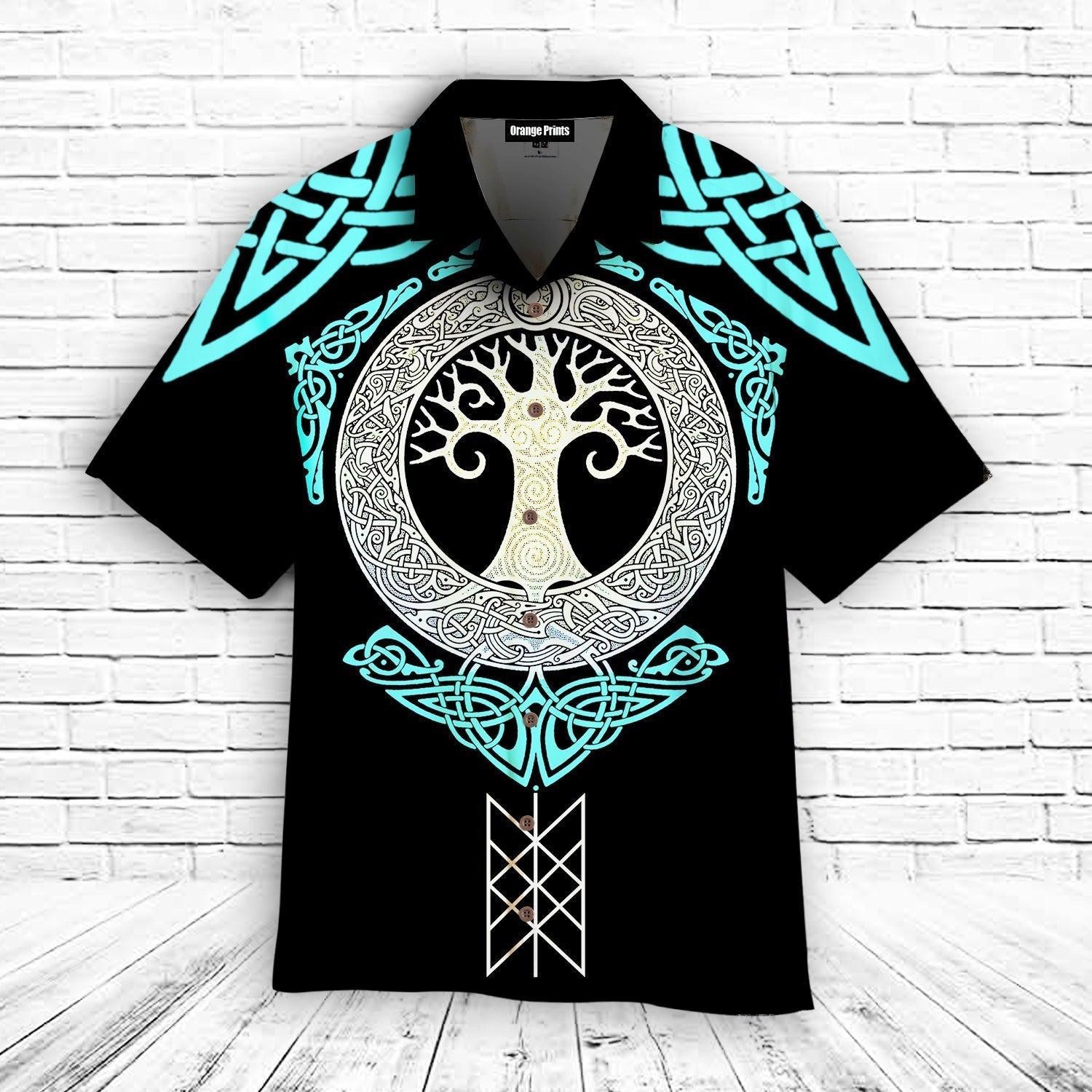 Tree Of Life Viking Hawaiian Shirt