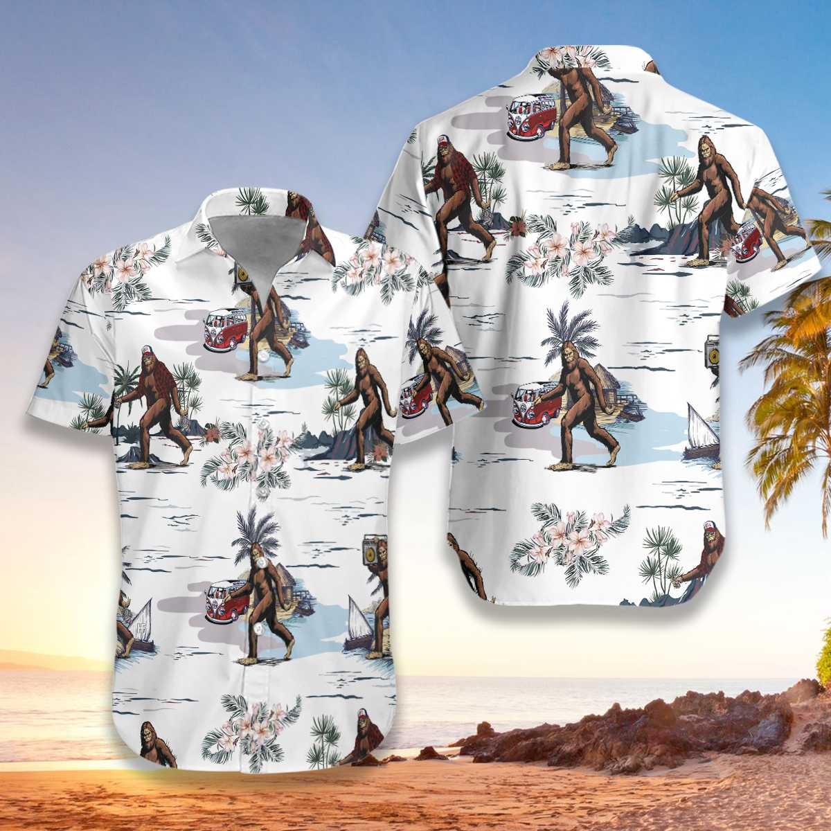 Bigfoots Are Ready For Summer Hawaiian Shirt