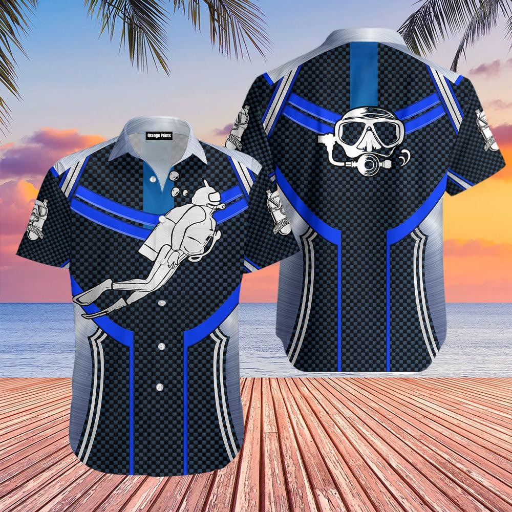 Scuba Diving Hawaiian Shirt