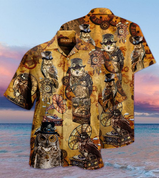 Wisdom Owls Hawaiian Shirt