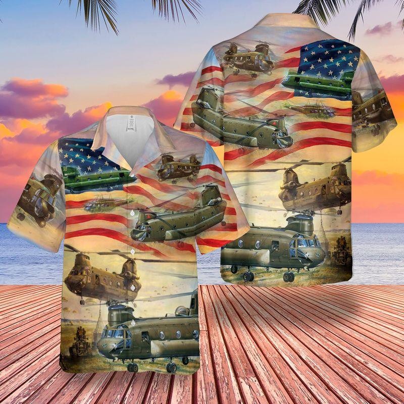 47 Chinook Hawaiian Shirt