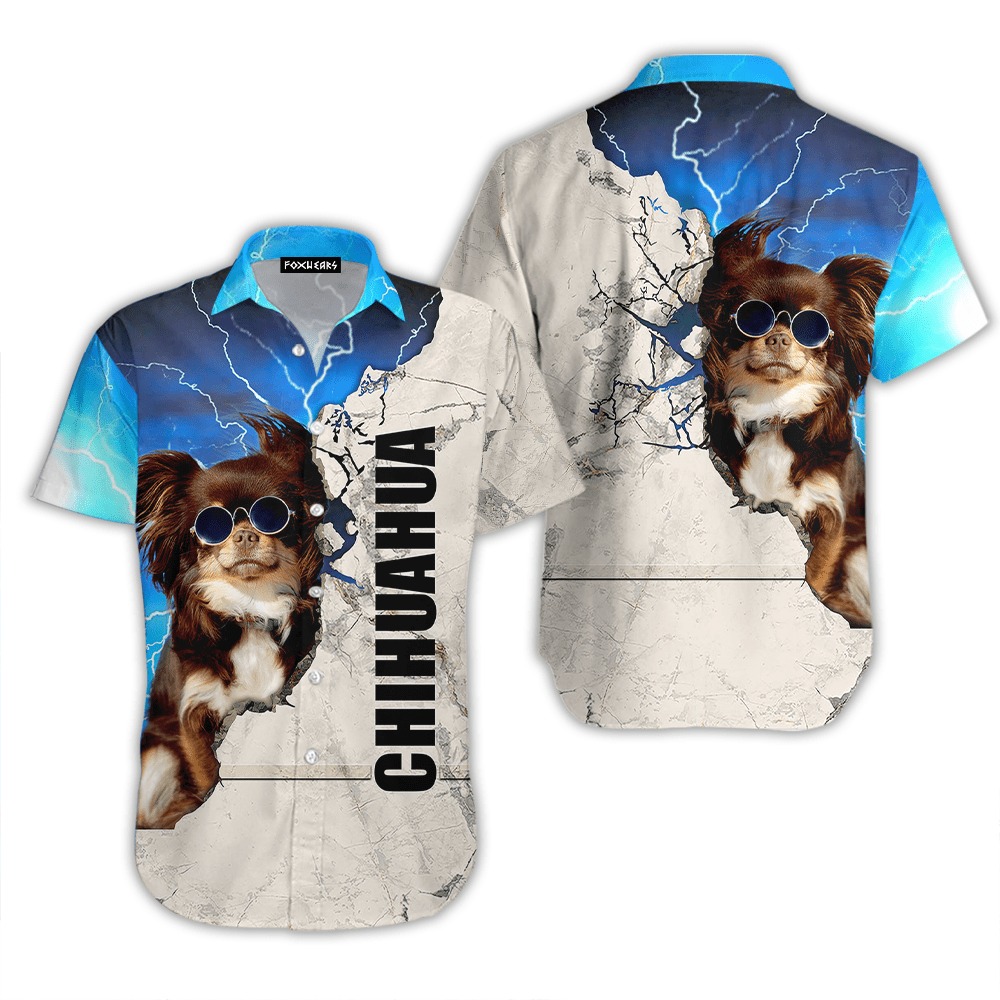 Chihuahua Dog Hawaiian Shirt