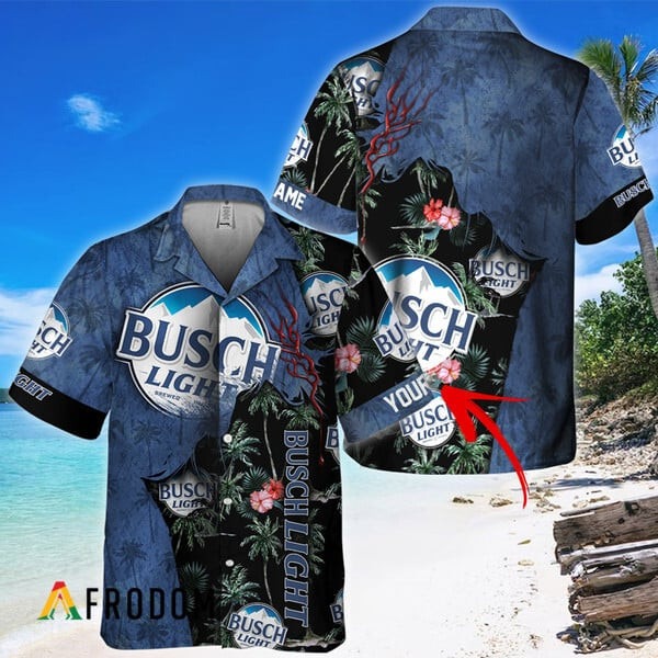 Personalized Aloha Busch Light God Hawaiian Shirt