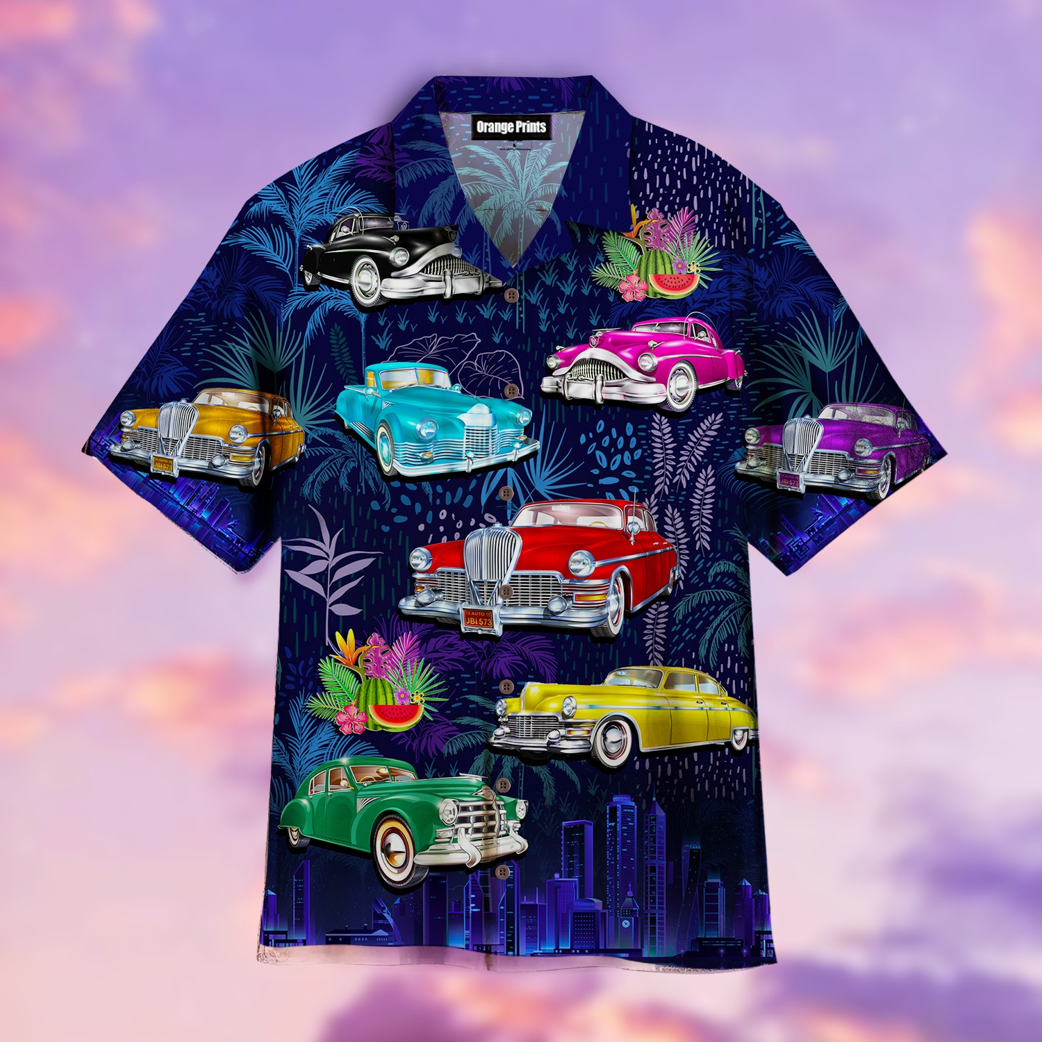 Retro Car Hawaiian Shirt