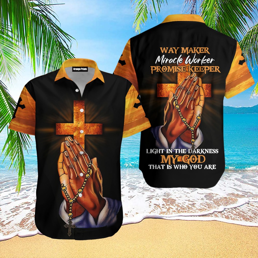 Way Maker Miracle Worker God Hawaiian Shirt